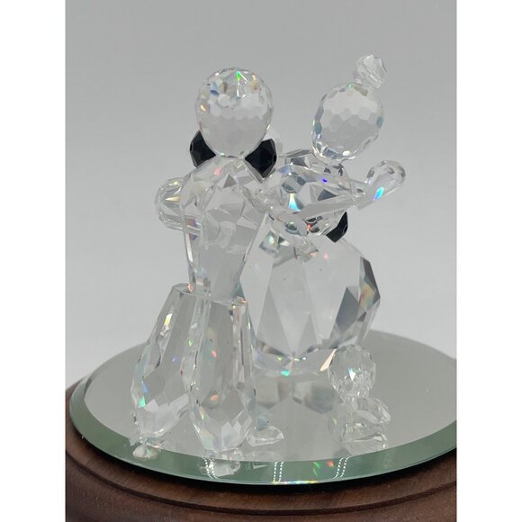 Swarovski Crystals  Wedding Couple Figurine Music Box Anniversary Waltz - Picture 10 of 14